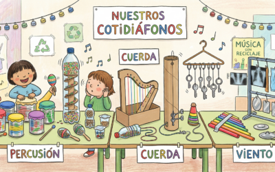 Exposición de cotidiáfonos en tercer ciclo